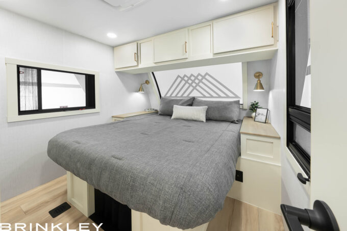 | Model Ix Travel Trailer Line 24 CPAP Ready Luxury Travel Trailer Bedroom