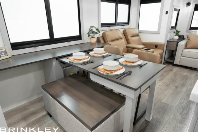 | Model Z AIR 297 Travel Trailers 18 Brinkley Z Dinesk™ - Table 4 Four