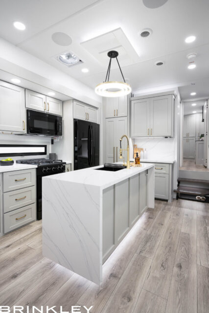 | Model G 4100 Toy Haulers 40 2025 Brinkley RV Model G 4100 Kitchen Island Accent Lights 4015
