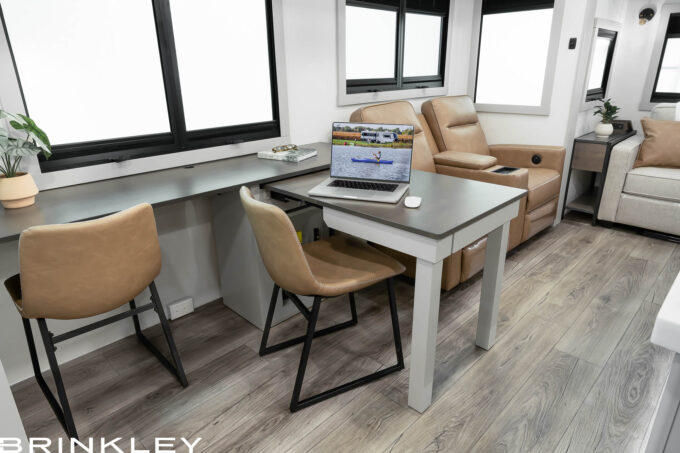 | Model Z AIR 297 Travel Trailers 19 Brinkley Z Dinesk™ - L Desk
