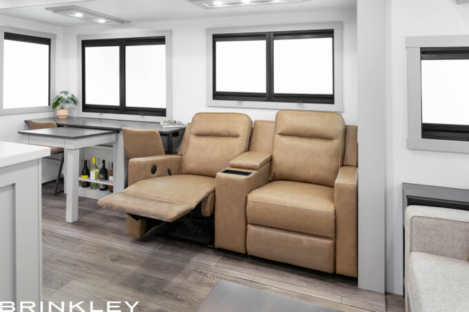 | Model Z AIR 297 Travel Trailers 25 Theater Seating with Recliners