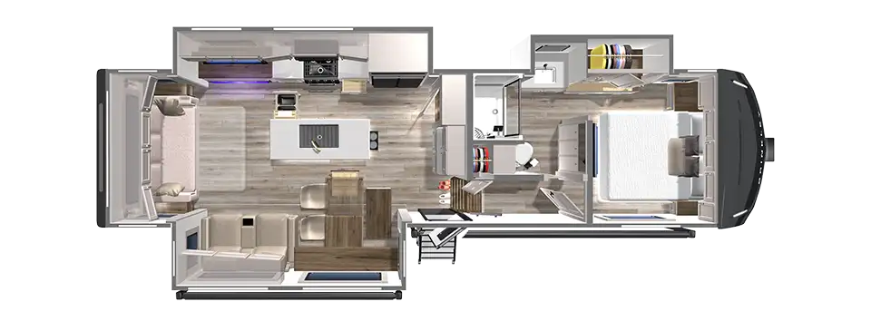 Brinkley RV Model Z 2900 Fifth Wheel Floorplan Model Z 2900 Fifth Wheel Floorplan