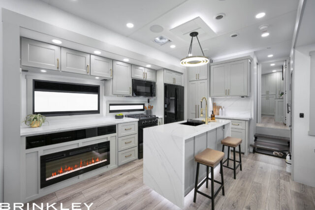 | Model G 4100 Toy Haulers 35 2025 Brinkley RV Model G 4100 Kitchen Island 3962