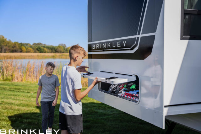 | Model Z AIR Travel Trailer Line 68 Brinkley Luxury Travel Trailers