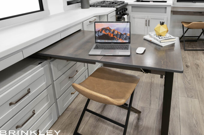 | Model Z 2680 Fifth Wheels 25 2025 Brinkley RV Model Z 2680 Dining Room Dinesk Desk 8594