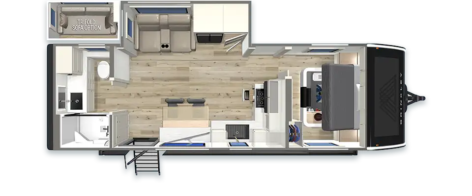 Brinkley RV I 265 Travel Trailer Floorplan Brinkley RV I 265 Travel Trailer Floorplan