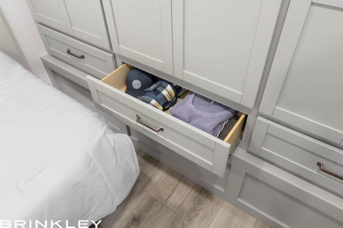 | Model Z AIR 310 Travel Trailers 41 Model Z AIR 310 Travel Trailers Bedroom Wardrobe Drawers 2025 Brinkley RV 7777