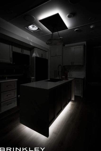 | Model G 4100 Toy Haulers 41 2025 Brinkley RV Model G 4100 Kitchen Island Accent Lights 4019