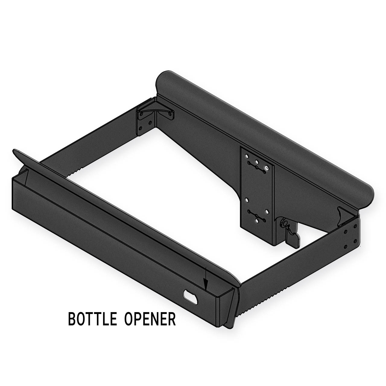 | Brinkley KeBloc System 6 Hanging Trashcan with Bottle Opener