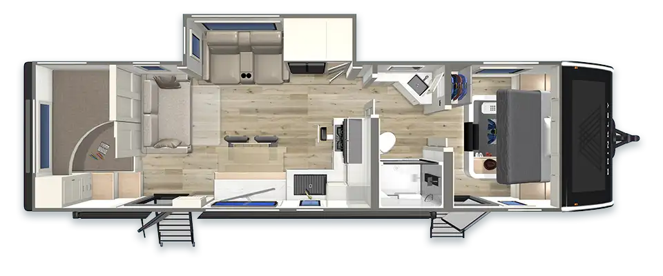 Brinkley RV I 294 Travel Trailer Floorplan Brinkley RV I 294 Travel Trailer Floorplan