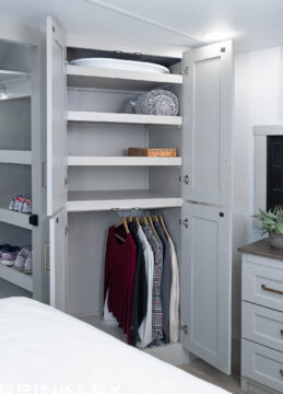 | Model G 3500 Toy Haulers 60 Brinkley RV Model G 3500 Fifth Wheels Int Bedroom Cabinet 01438