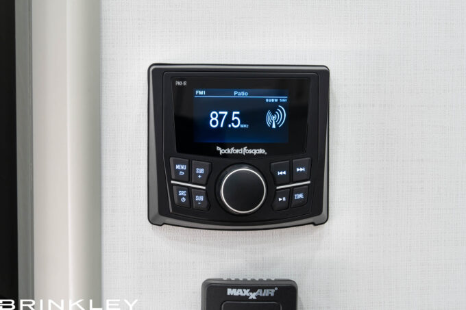 | Model Gx Toy Hauler Line 83 Gx's Rockford Fosgate Head Unit with Bluetooth & App Controls