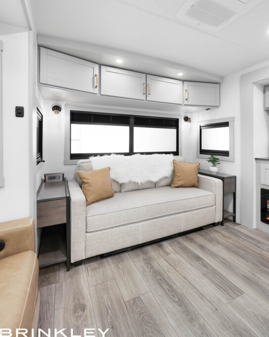 | Model Z AIR 297 Travel Trailers 27 Trifold Sofa w/ Sleeper