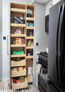 | Model G 3500 Toy Haulers 40 Brinkley RV Model G 3500 Fifth Wheels Int Kitchen Pantry 9055