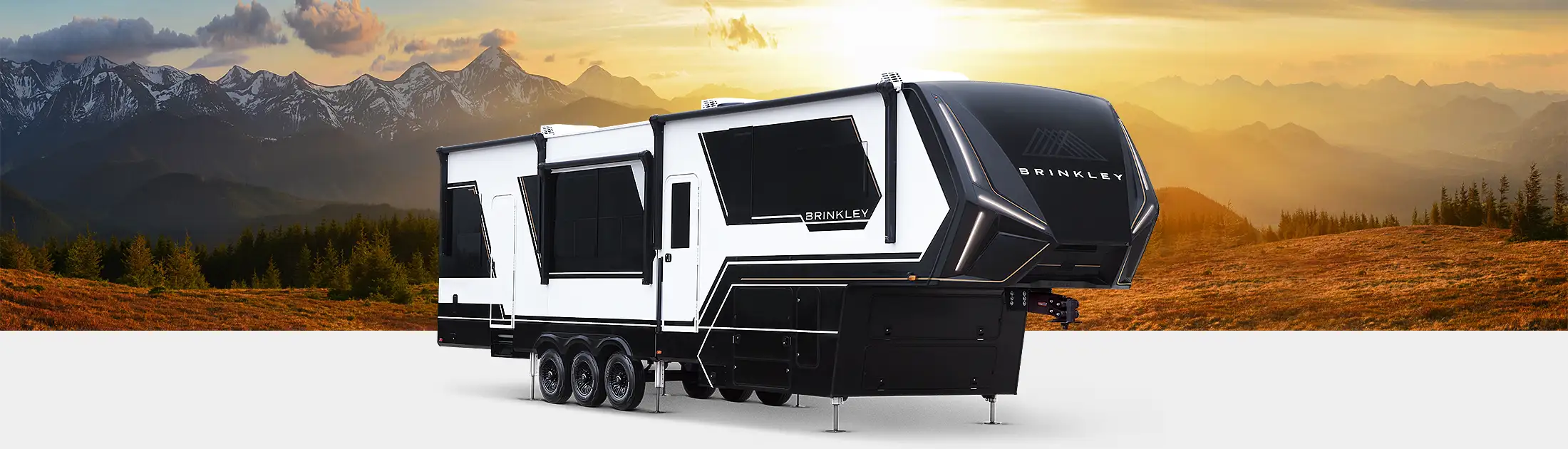 | Model G Fifth Wheel Toy Hauler Line 1 Model G Luxury Fifth Wheel Toy Haulers by Brinkley RV