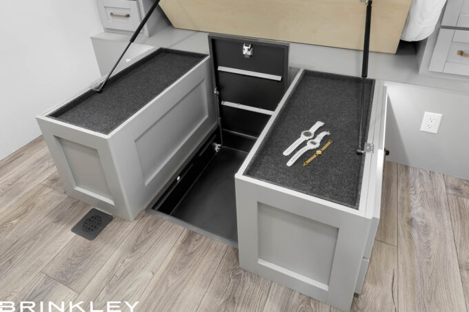 | Model Z AIR 297 Travel Trailers 41 In-Floor Steel Safe