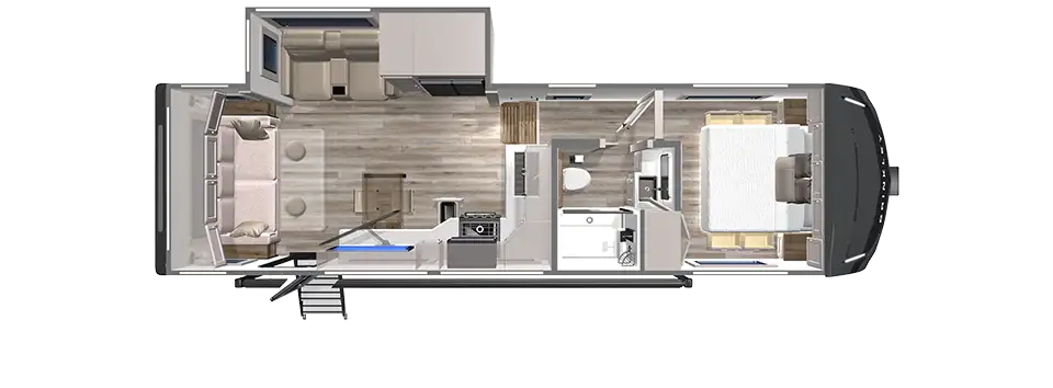 Brinkley RV Model Z 2670 Fifth Wheel Floorplan Short Z 2670 Fifth Wheel Floorplan under 30 Feet