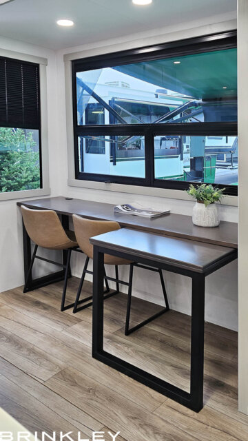 | Model G 4100 Toy Haulers 51 2024 Brinkley RV Model G 3950 Mock Up Int Dining 112521