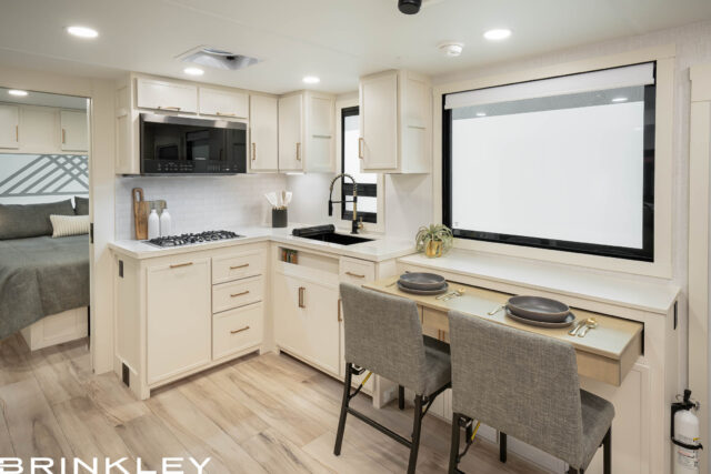 | Model Ix Travel Trailer Line 19 2025 Brinkley RV Model I 265 Kitchen Kitchen Dining Room 6177