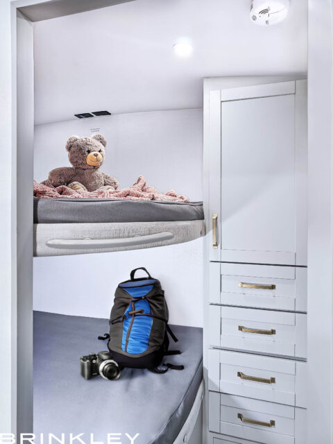 | Model Z AIR 295 Travel Trailers 16 Second private bedroom with bunk beds, bunkhouse