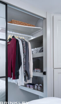 | Model G 3500 Toy Haulers 57 Brinkley RV Model G 3500 Fifth Wheels Int Bedroom Closet 01416