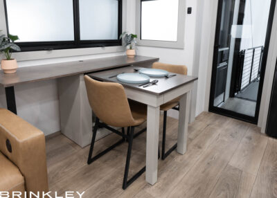 | Model Z 3420 Fifth Wheels 19 Model Z 3420 Fifth Wheels Dining Room Dinesk Table for Two 2026 Brinkley RV 9837