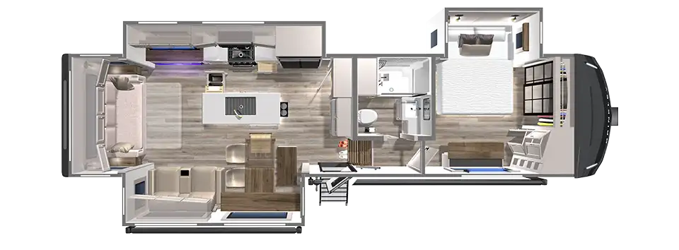 Brinkley RV Model Z 3100 Fifth Wheel Floorplan Model Z 3100 Fifth Wheel Floorplan