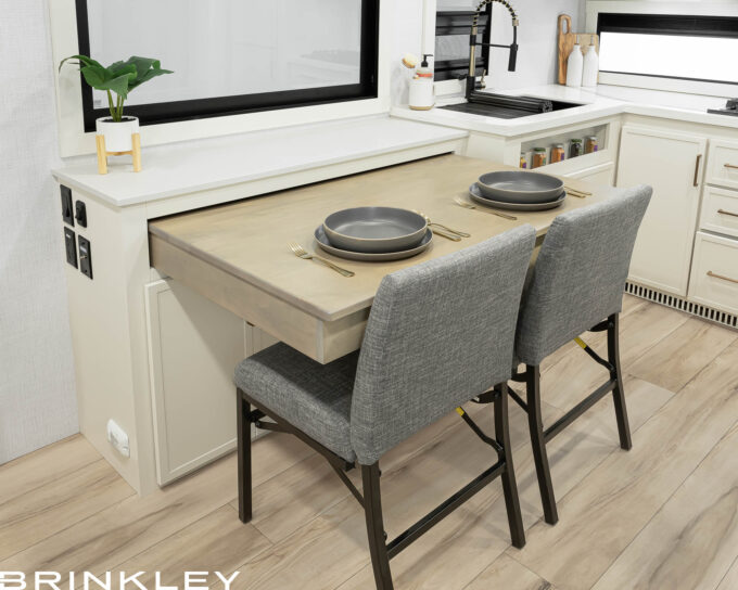 | Model I 275 Travel Trailers 13 Pull-Out Dining Table