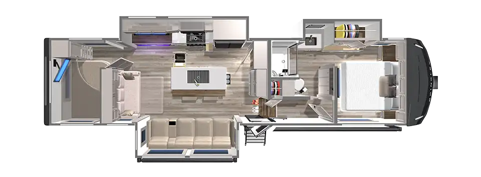 Rear Bunkhouse Fifth Wheel with Bunk Beds Rear Bunkhouse Fifth Wheel with Bunk Beds - Z3110