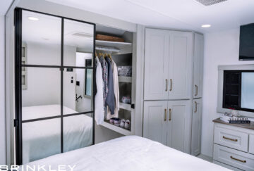 | Model G 3500 Toy Haulers 56 Brinkley RV Model G 3500 Fifth Wheels Int Bedroom Closet 9610