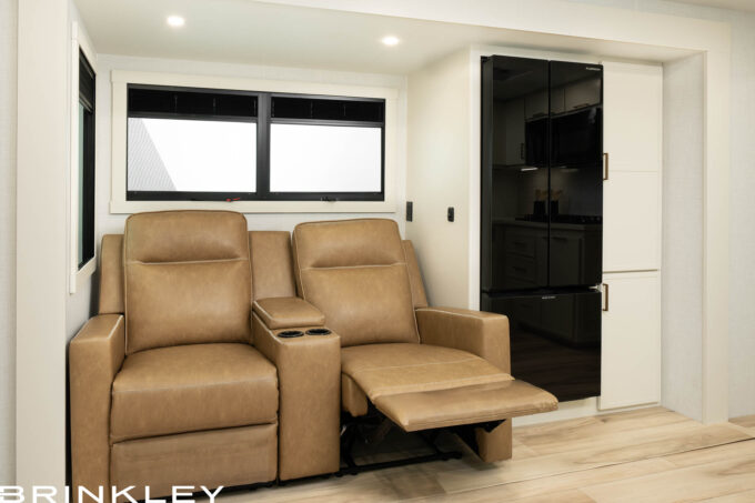 | Model I 294 Travel Trailers 18 Theater Seating with Recliners