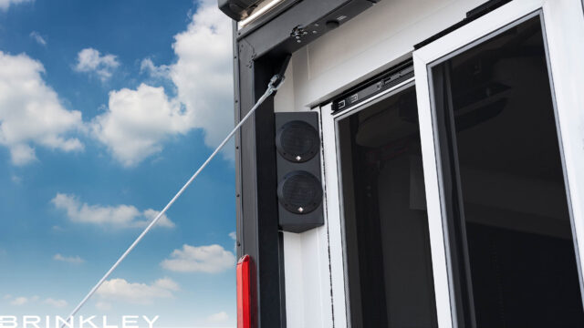 | Model G 4100 Toy Haulers 15 2024 Brinkley RV Model G 3500 Garage Patio Speakers 01713 Web