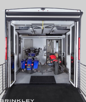 | Model G 3500 Toy Haulers 10 Brinkley RV Model G 3500 Fifth Wheels Garage 2x Street Bikes 9000