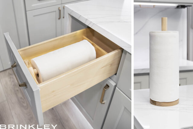 | Model G 4100 Toy Haulers 45 2025 Brinkley RV Model G 4100 Kitchen Stow n Go Paper Towel Caddy 4010M