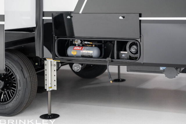 | Model G 4100 Toy Haulers 28 Brinkley RV Model G 3500 Fifth Wheels Exterior Air Compressor Fuel Station 094758