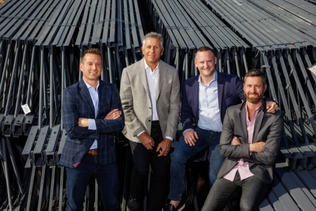 | New RV OEM Makes Debut: Brinkley RV 1 RV Manufacturer Co-Owners Ryan Thwaits Ron Fenech Nate Goldenberg & Micah Staley