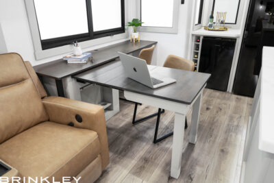 | Model Z 3300 Fifth Wheels 10 2025 Brinkley RV Model Z 3300 Dining Room Dinesk 5727