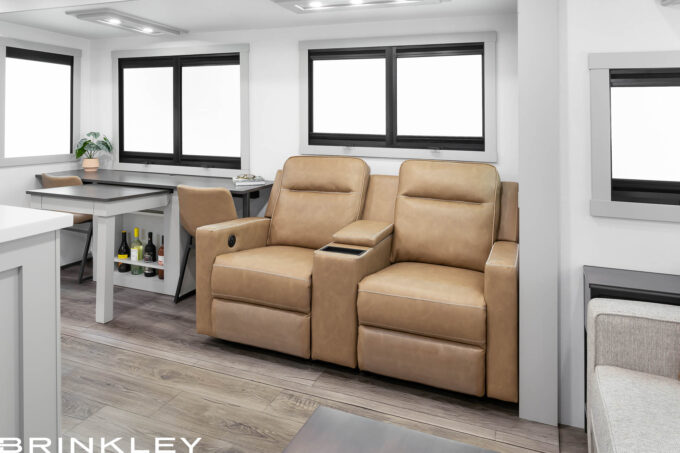 | Model Z AIR 297 Travel Trailers 26 Theater Seating with Recliners