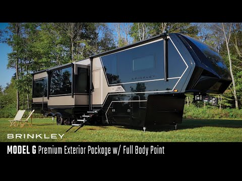 | Model G Fifth Wheel Toy Hauler Line 13 Model G Premium Exterior Package with Full Body Paint