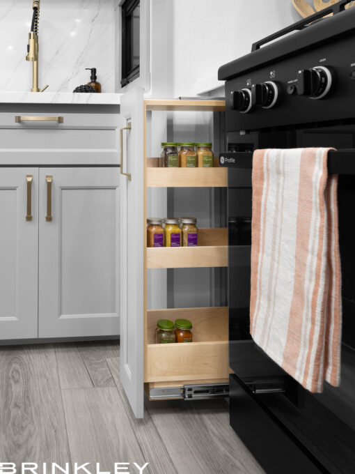 | Model G 3520 Toy Haulers 51 Model G 4120 Fifth Wheels Kitchen Spice Rack 2026 Brinkley RV 5412